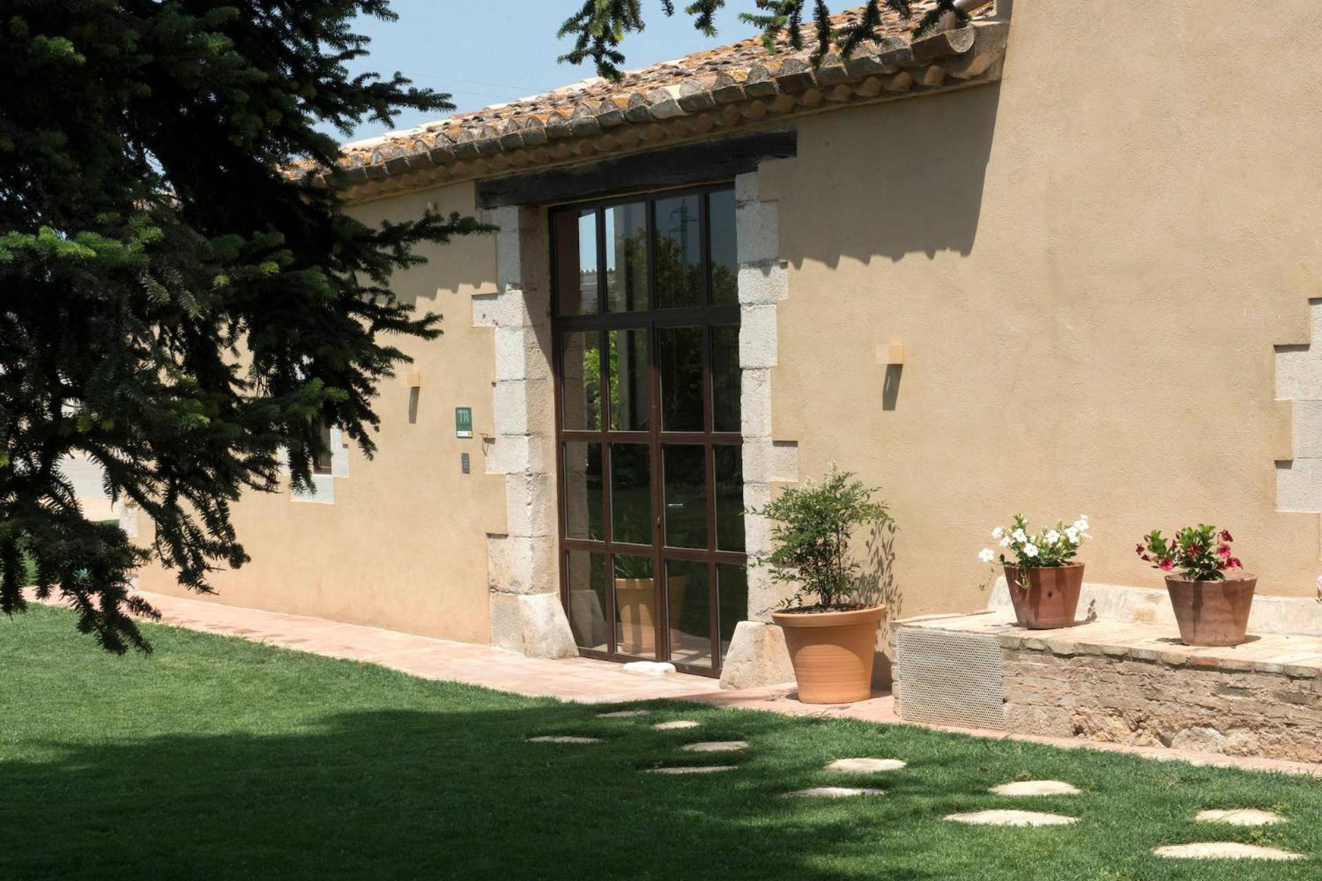 Mas Pla Bed & Breakfast Riudellots de la Selva Dış mekan fotoğraf